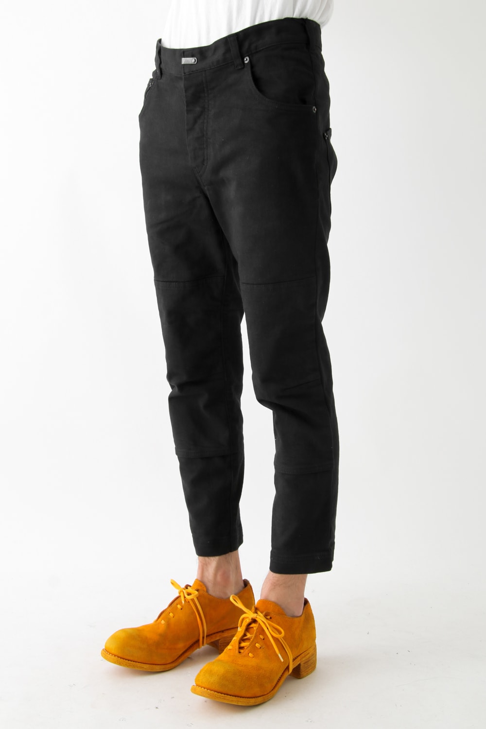 Stretch Twill Skinny Cropped Pants