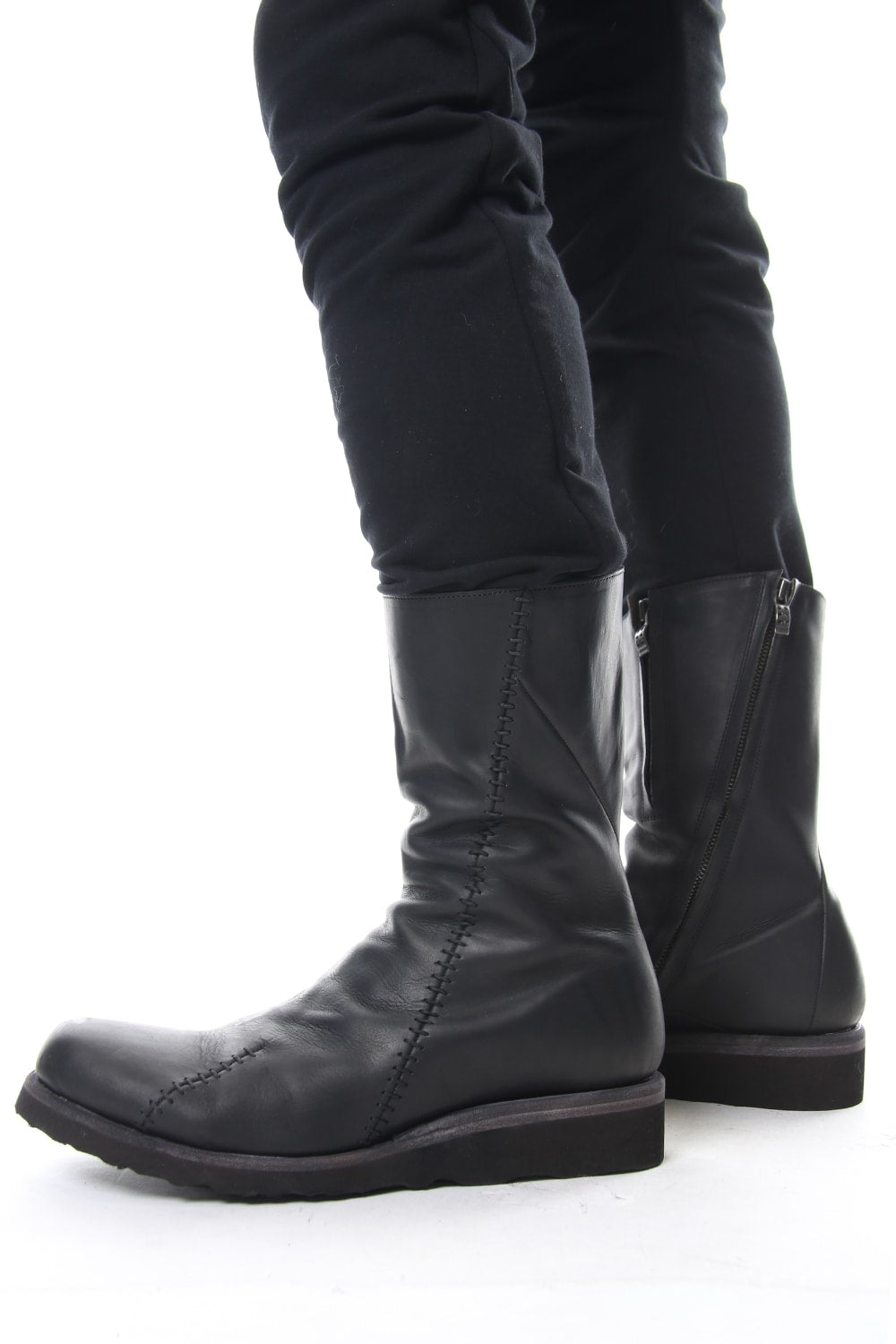 Long Boots Calf Leather (GUIDI)