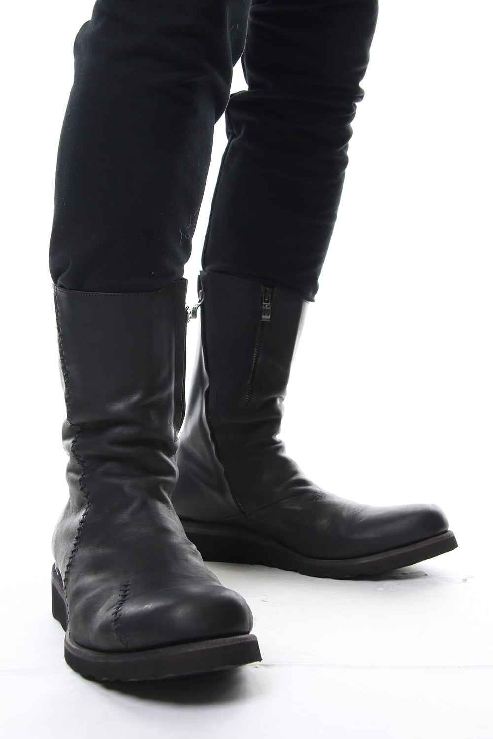 Long Boots Calf Leather (GUIDI)