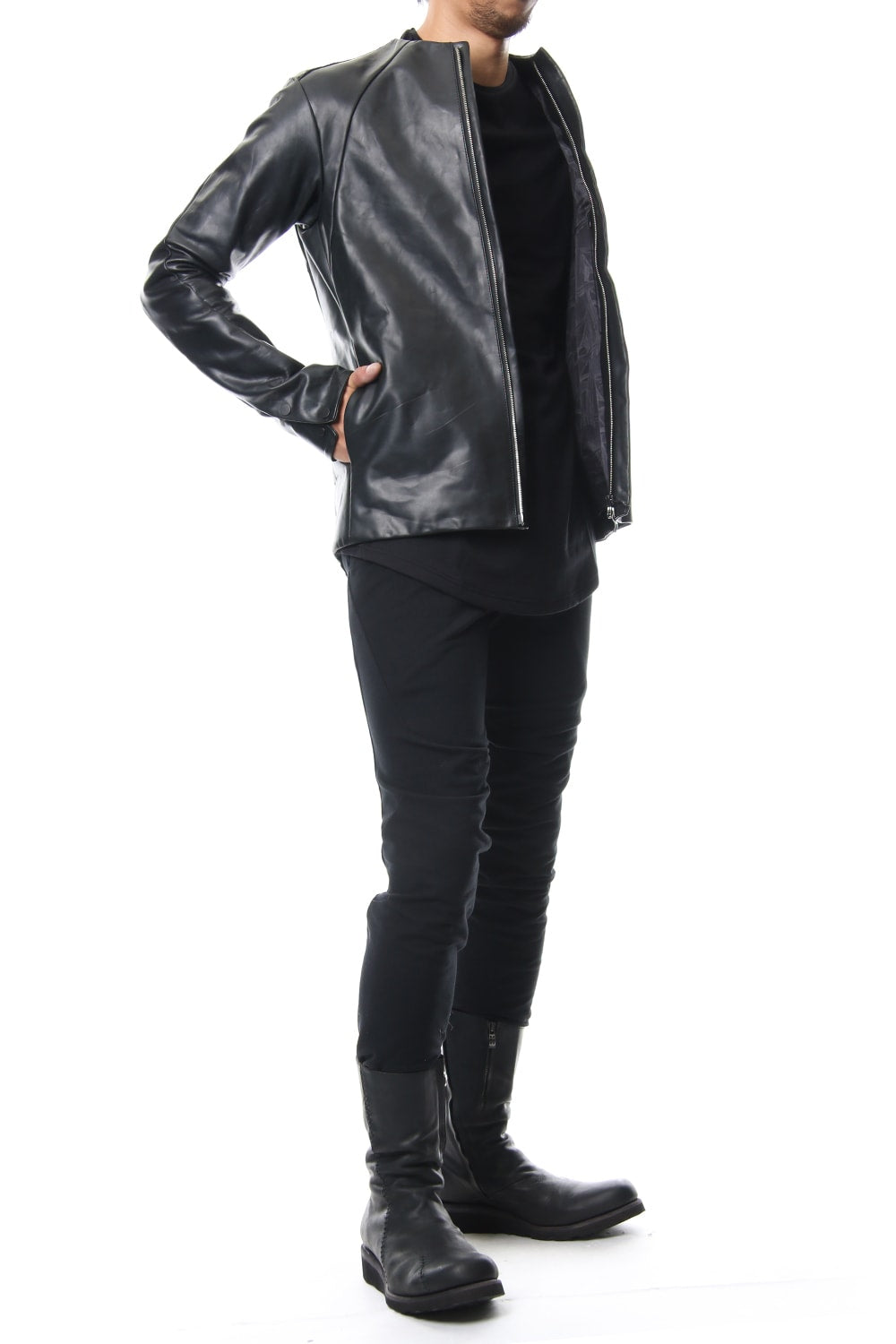 Long Boots Calf Leather (GUIDI)