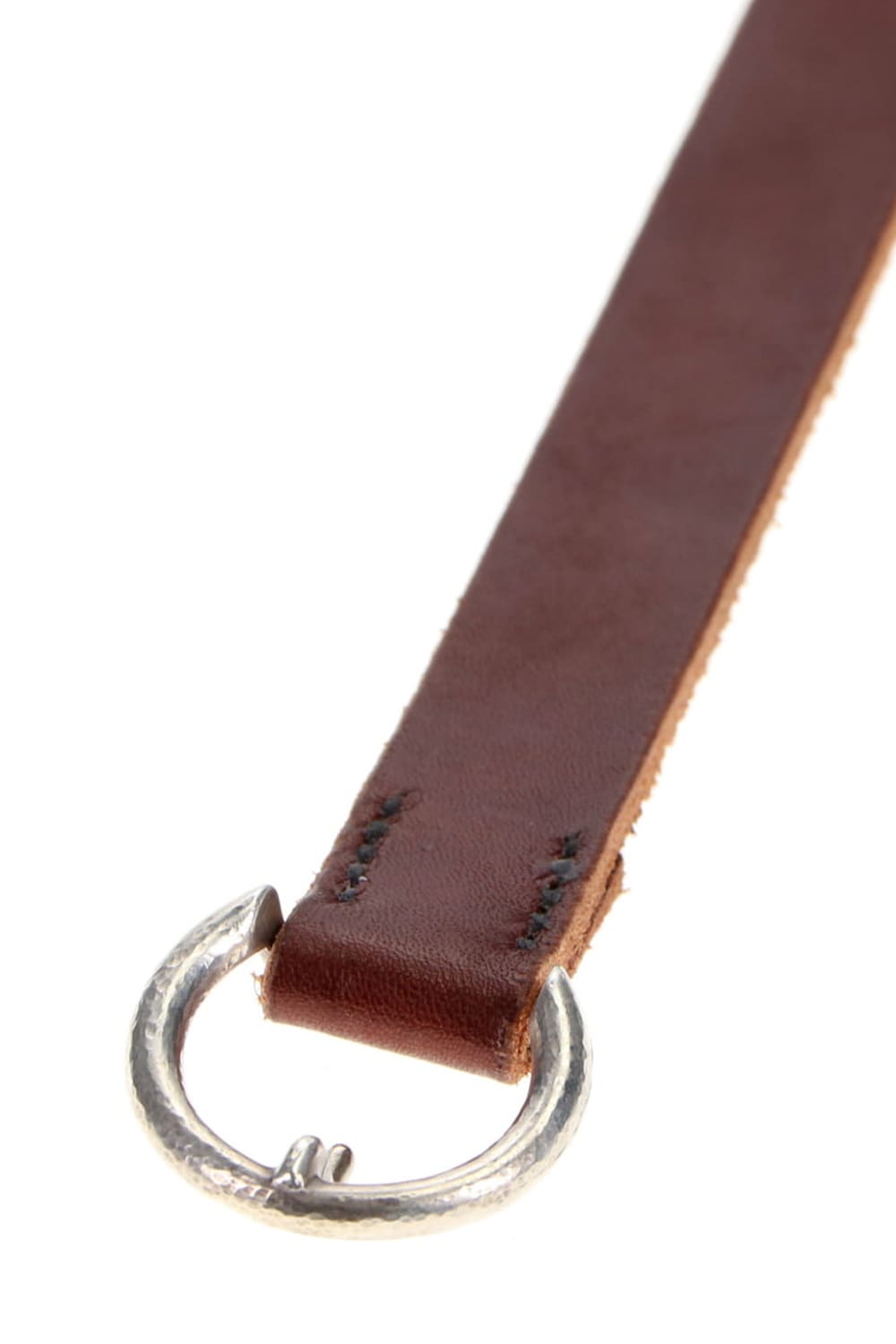 Silver Buckle Belt Brown