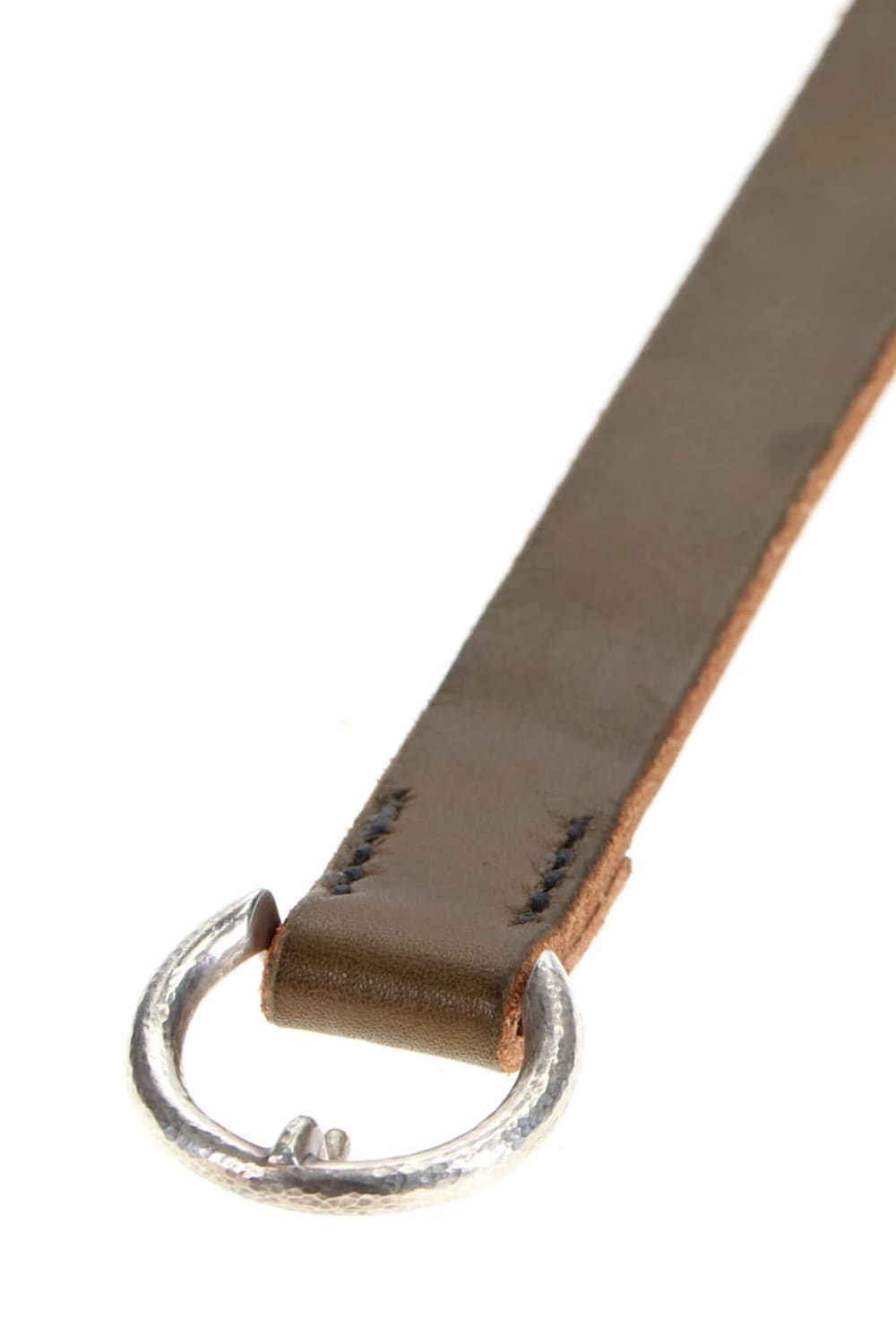 Silver Buckle Belt Green