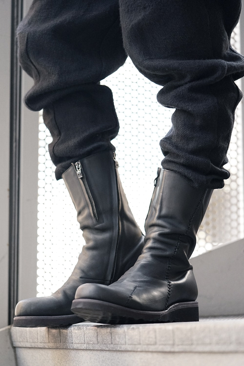 Long Boots Calf Leather (GUIDI)