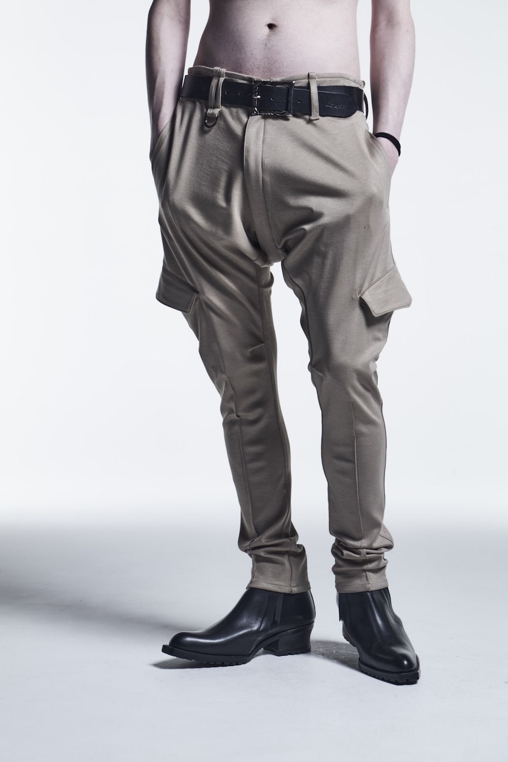 Saruel Cargo Pants Beige