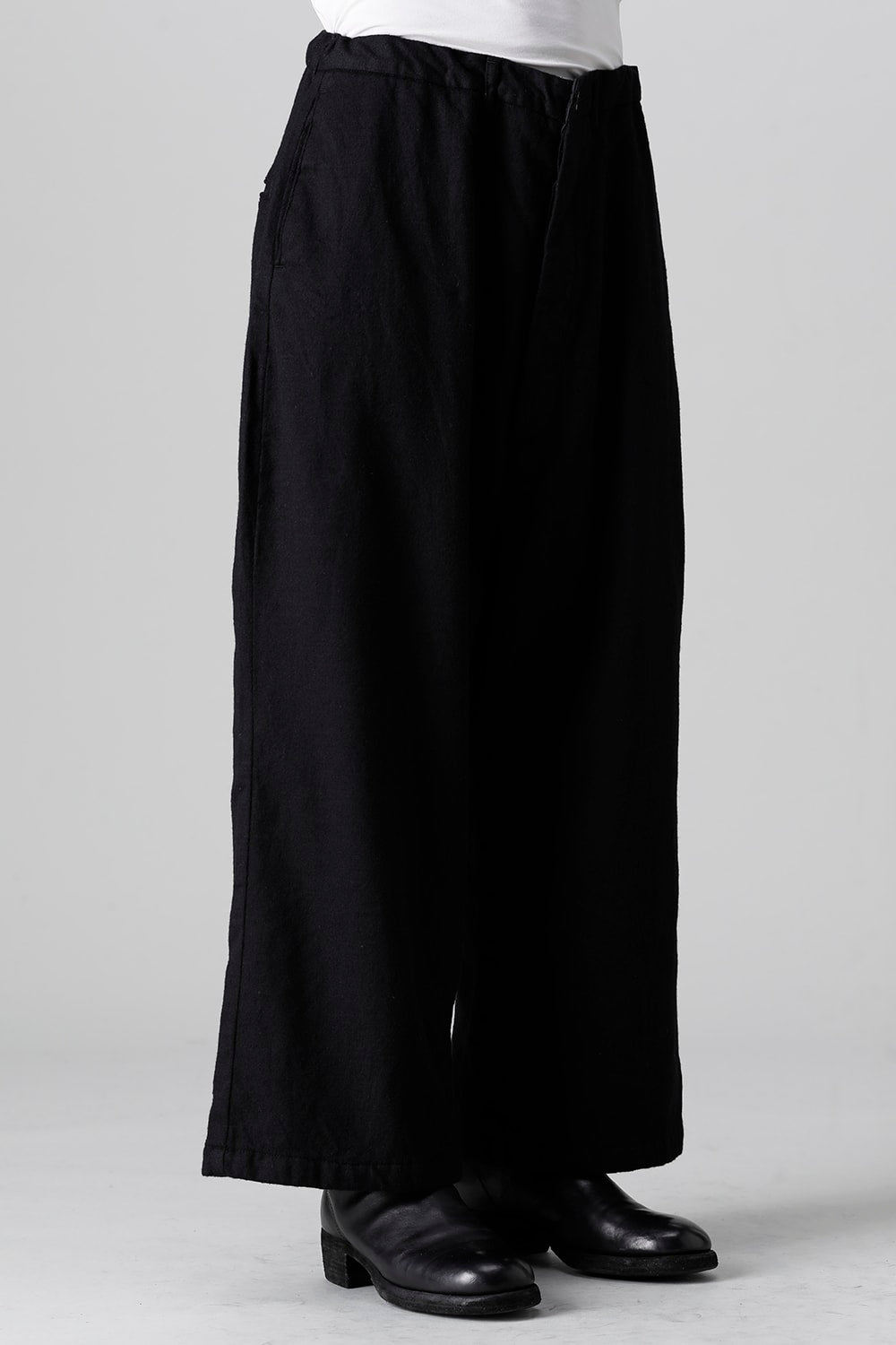 Bretagne pants Long Wool Black
