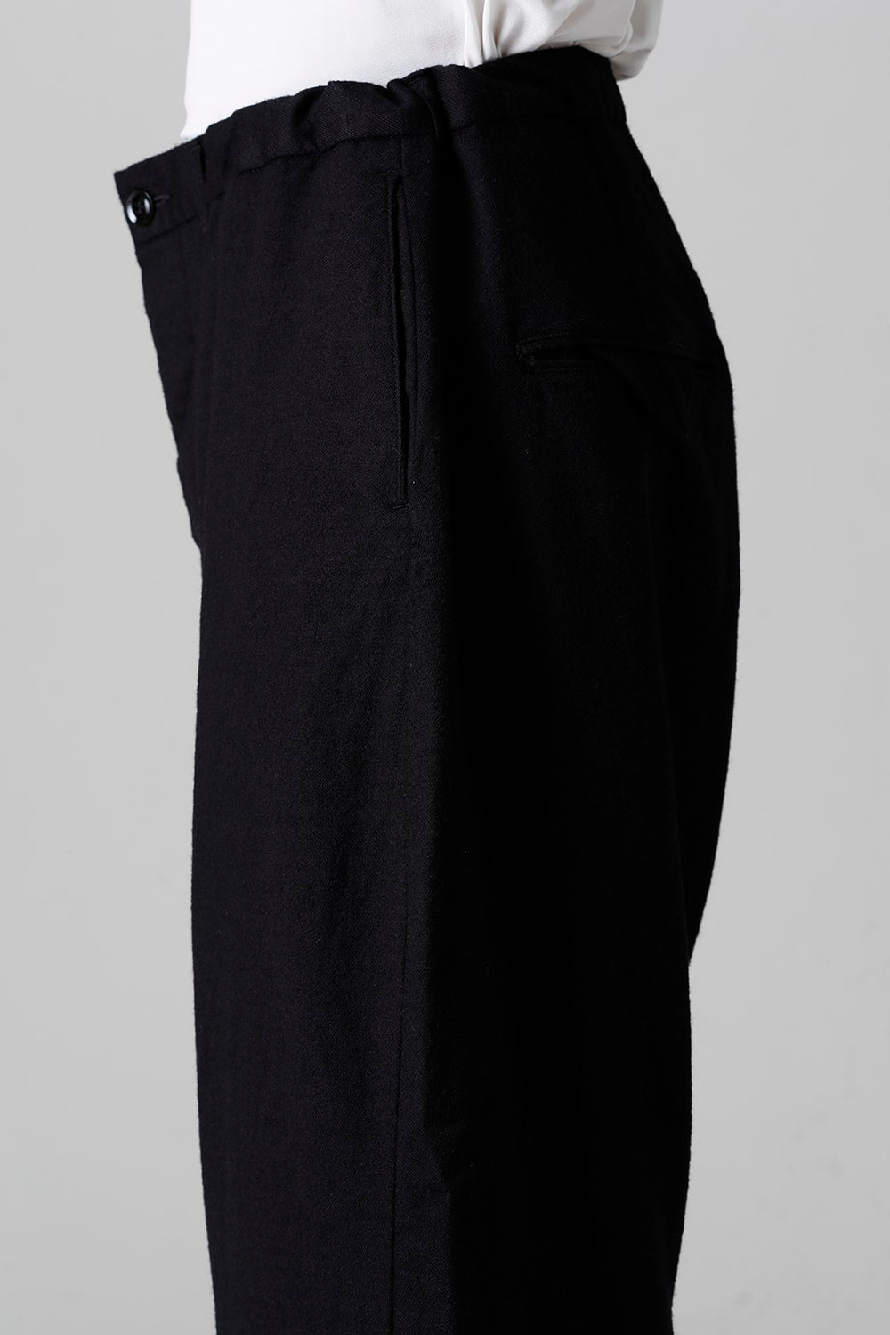 Bretagne pants Long Wool Black