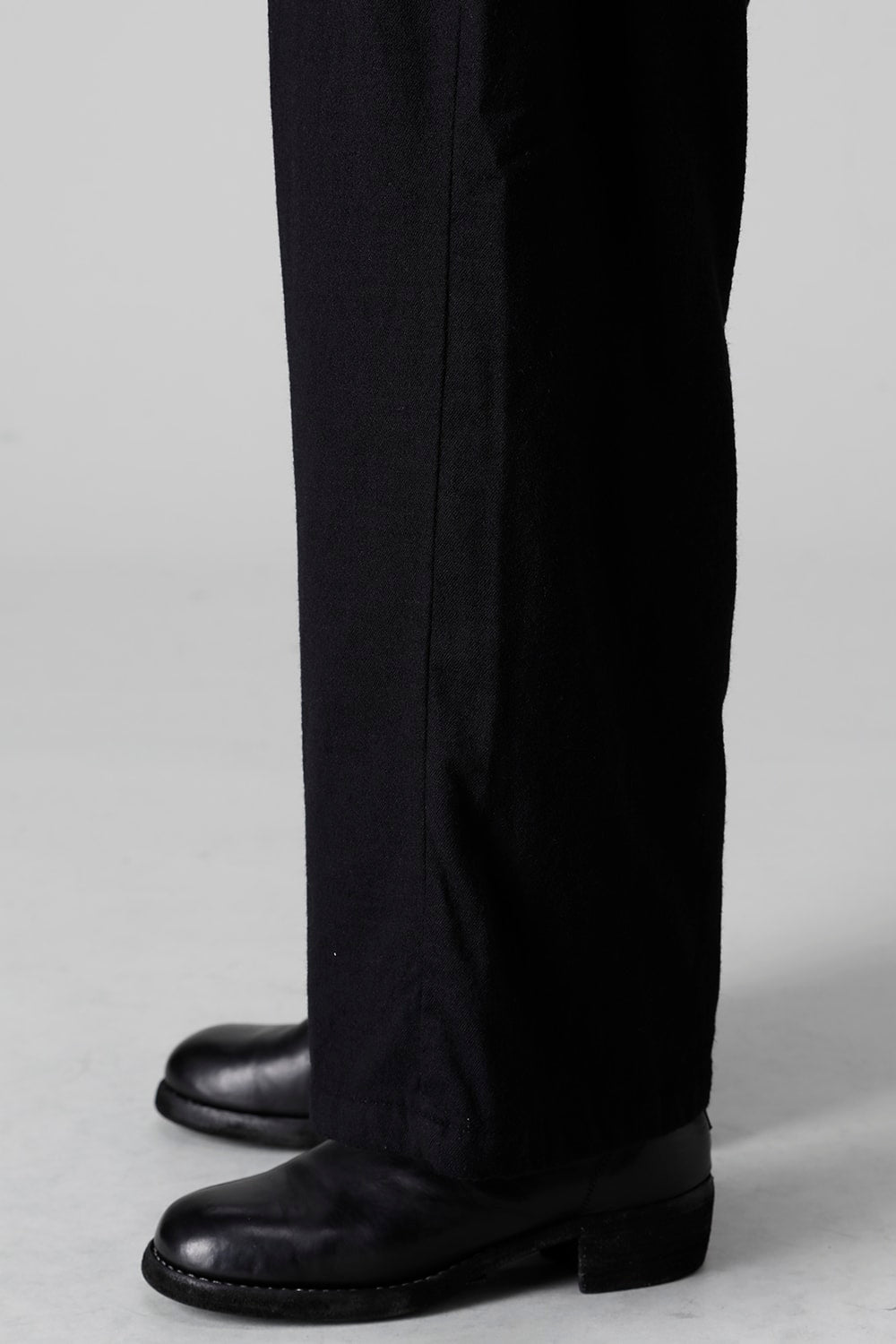 Bretagne pants Long Wool Black