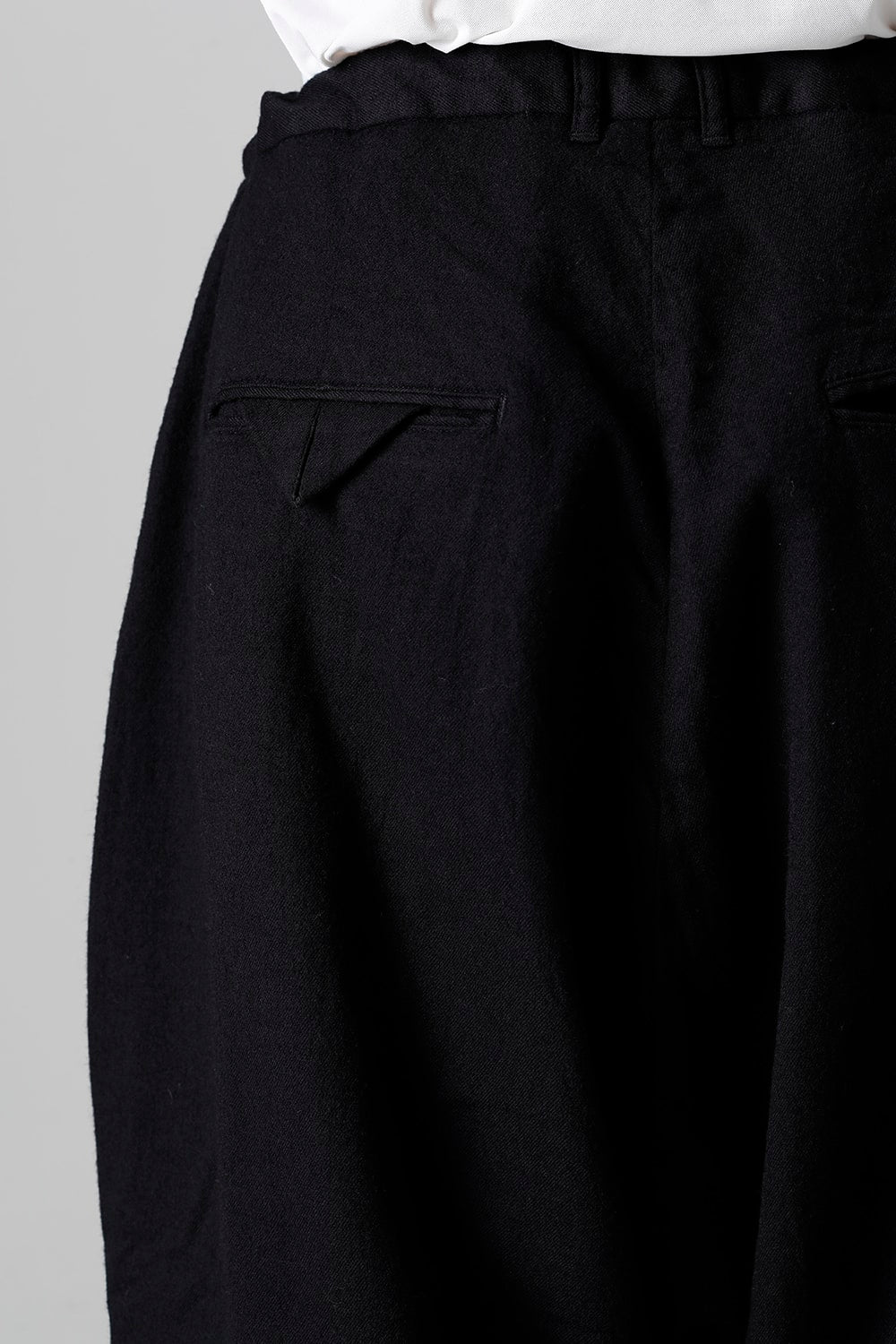 Bretagne pants Long Wool Black
