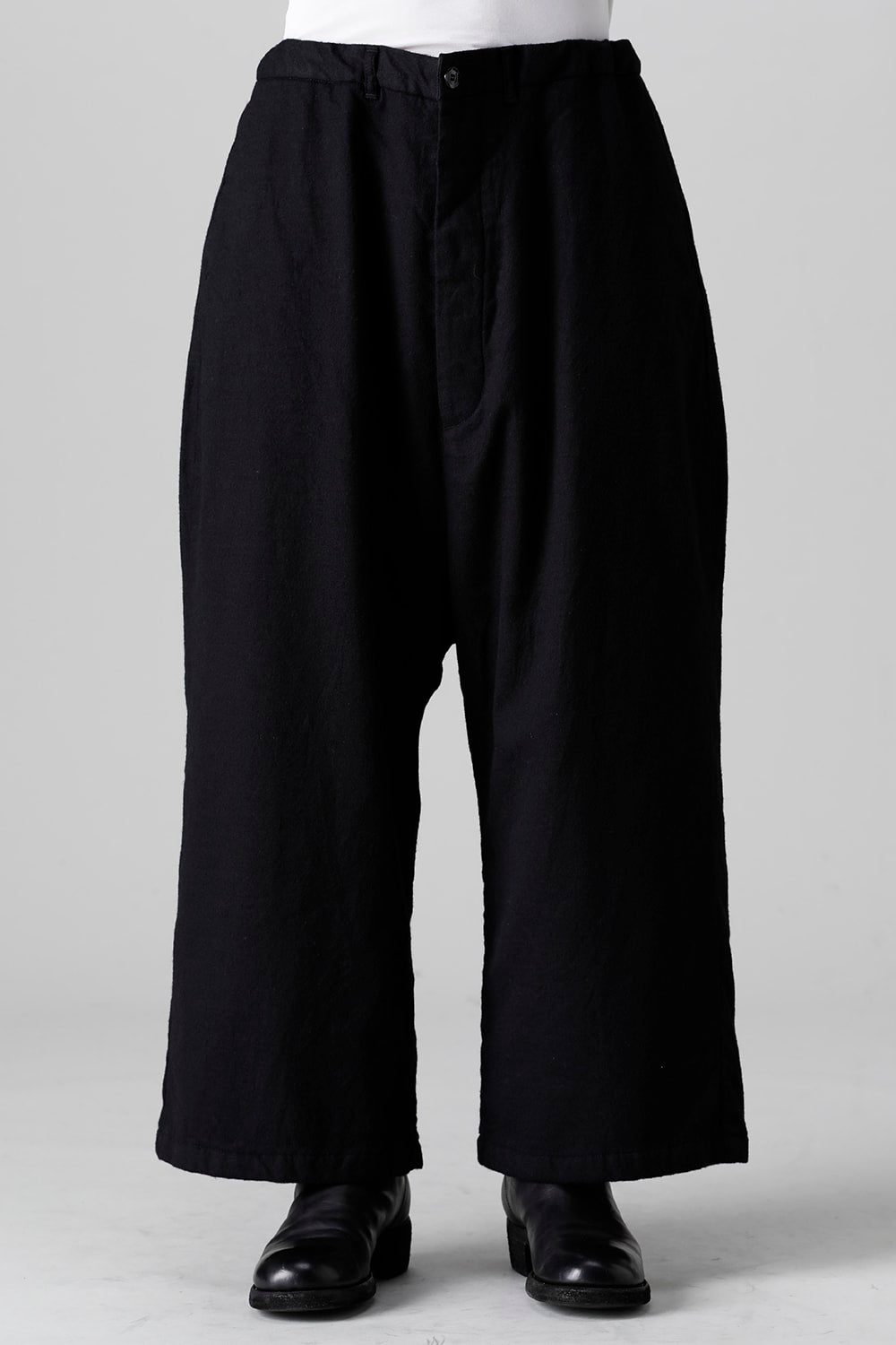 Bretagne pants Long Wool Black