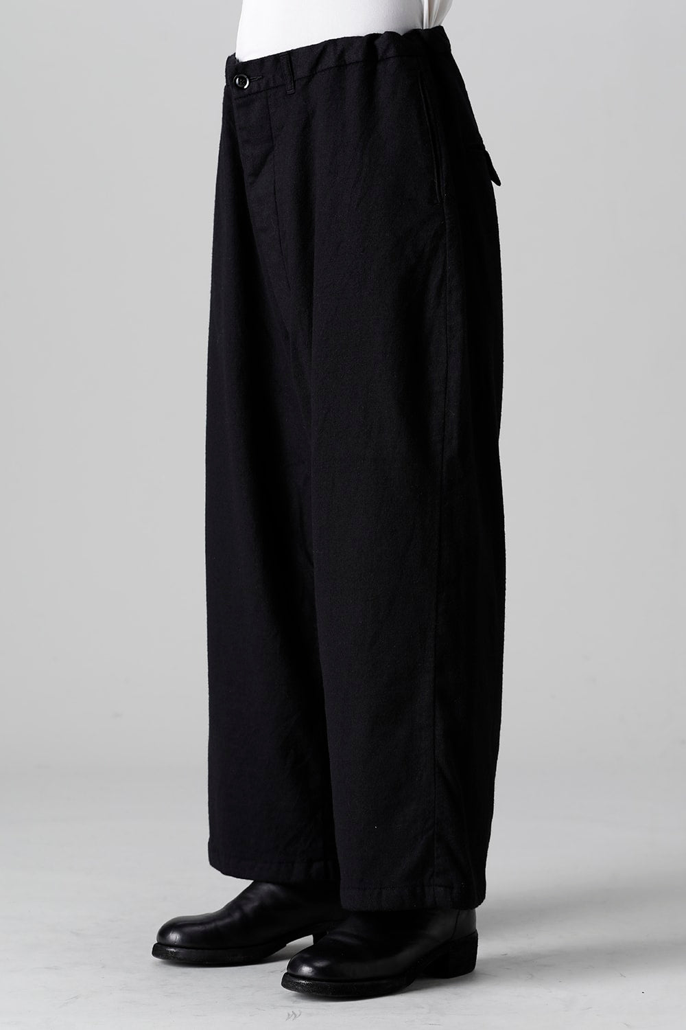 Bretagne pants Long Wool Black