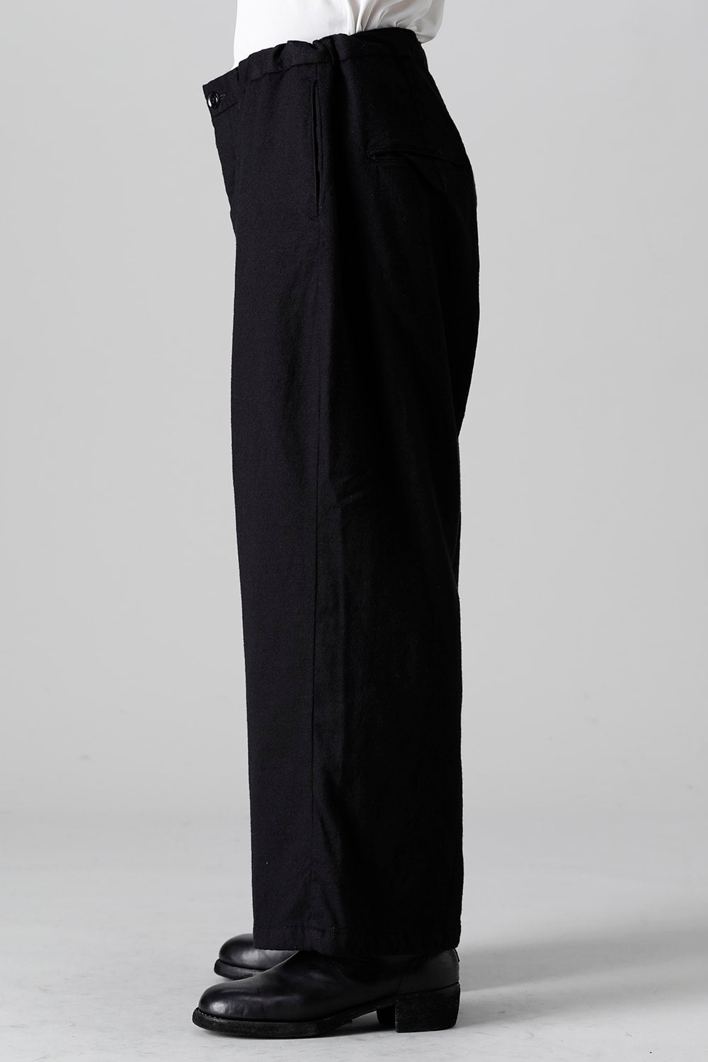 Bretagne pants Long Wool Black