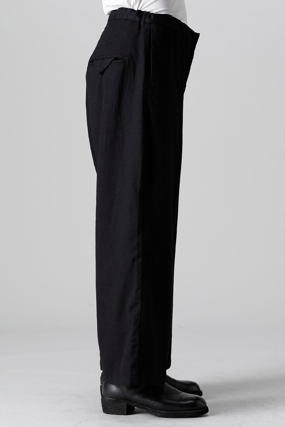 Bretagne pants Long Wool Black