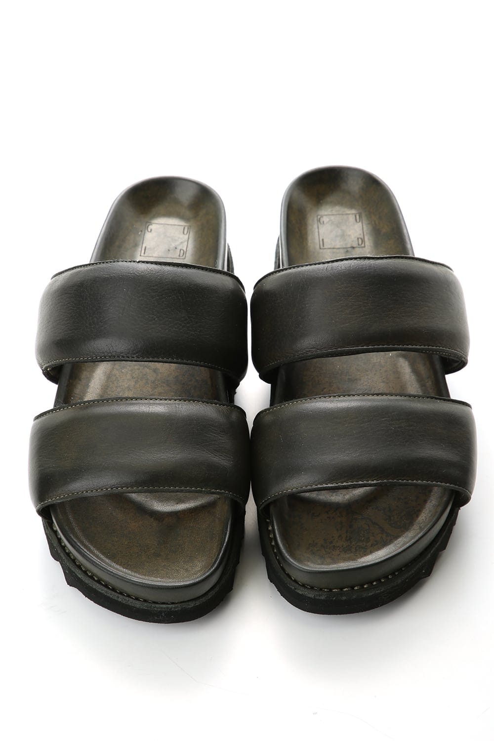 Rubber Sole Sandal - Calf Full Grain - BRK03