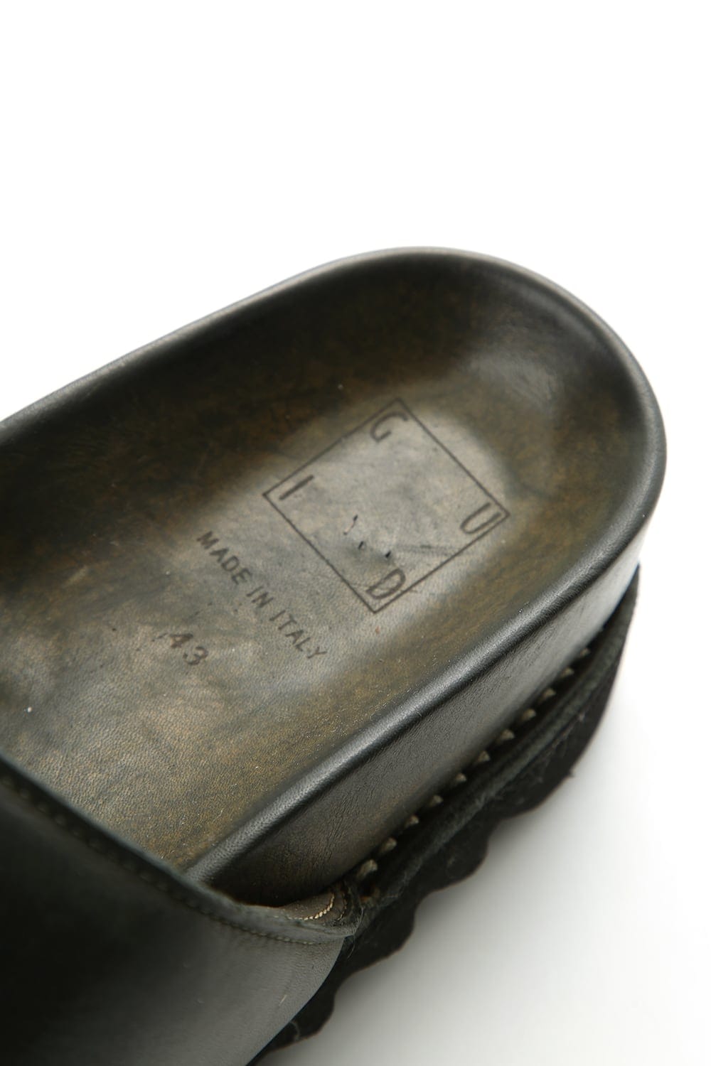 Rubber Sole Sandal - Calf Full Grain - BRK03