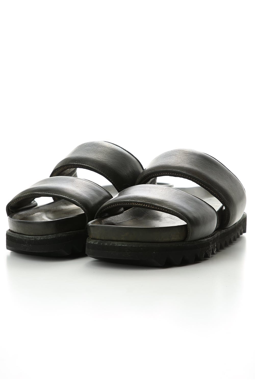 Rubber Sole Sandal - Calf Full Grain - BRK03