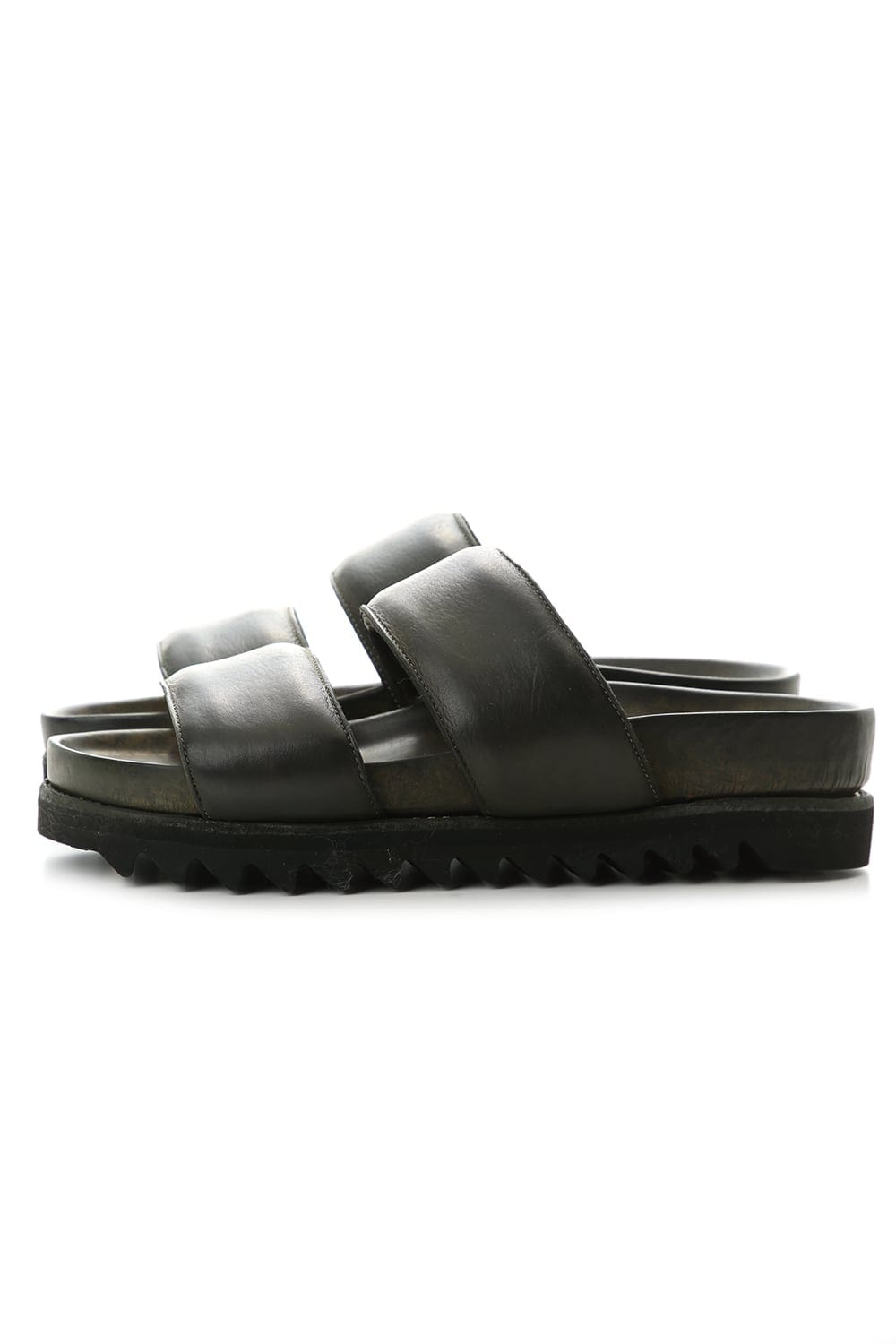 Rubber Sole Sandal - Calf Full Grain - BRK03