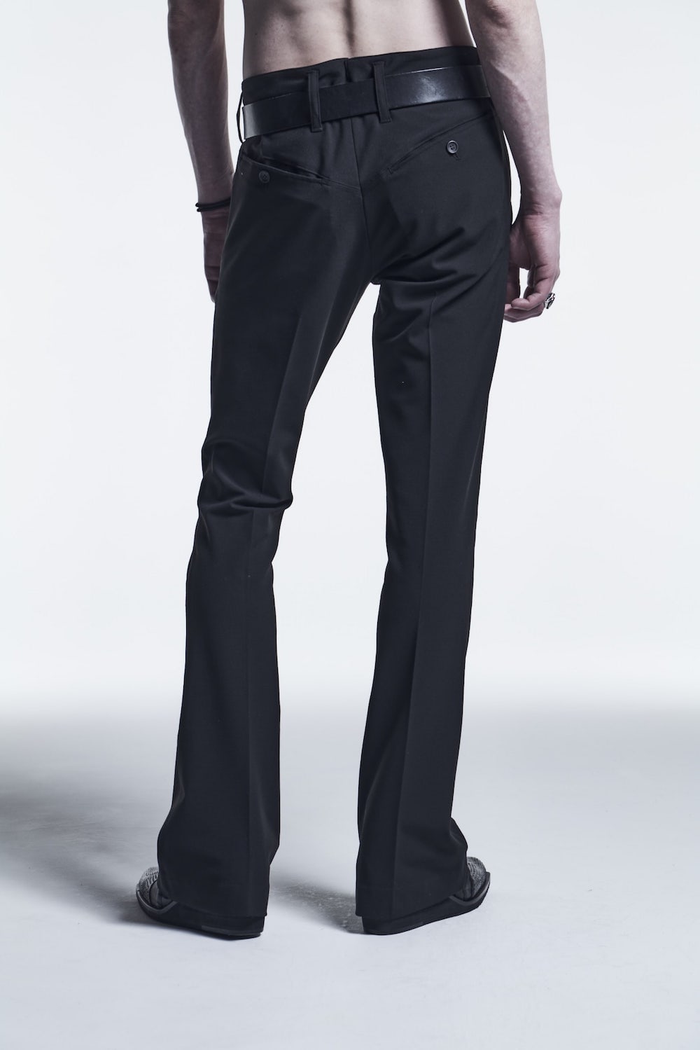 Inside Tape Slacks Black