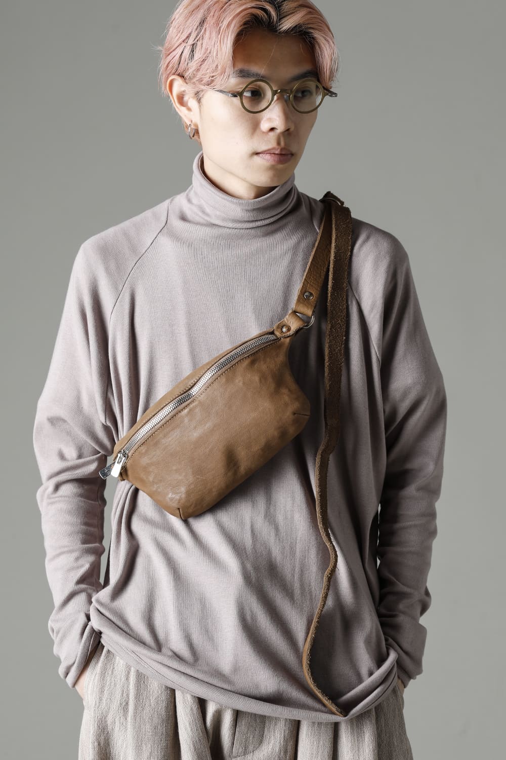 Small Fanny Bag - Soft Horse Full Grain Leather - BV06 CO93T