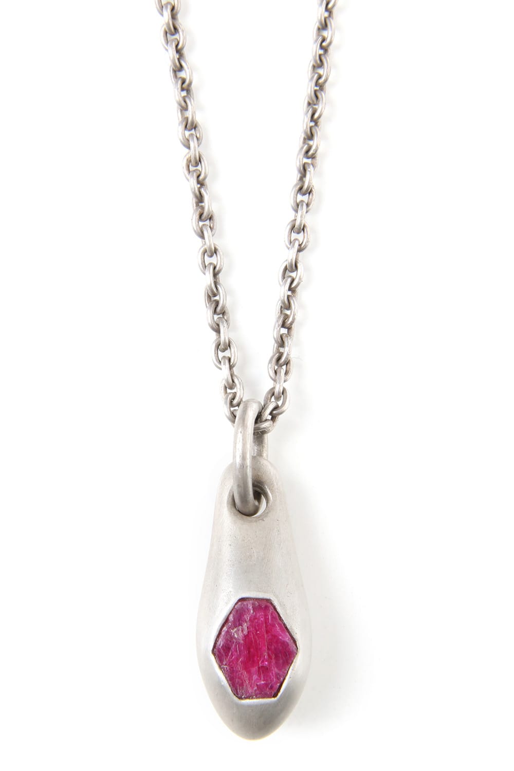 Chrysalis Necklace Single Set (2.65 CT, Ruby Slab, DA+RUS)