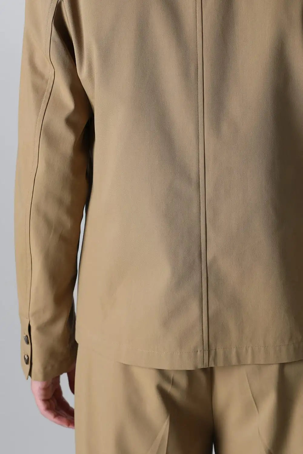 Slash Pocket Jacket Camel