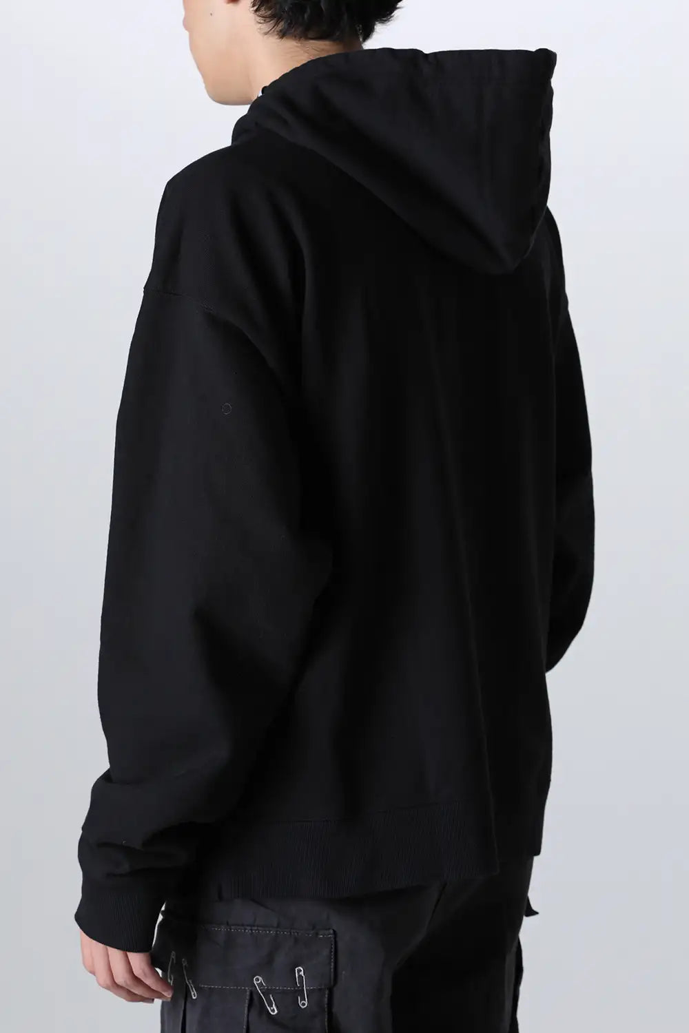 NASA Printed Hoodie Black