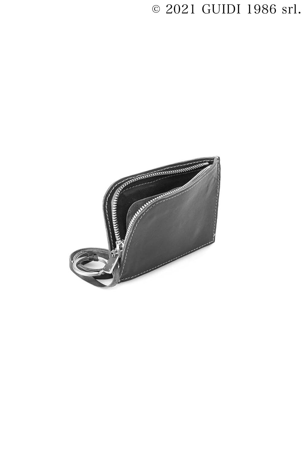 C11 - Leather Card Holder With Key Ring