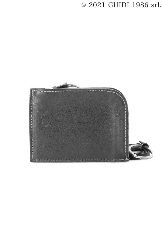 C11 - Leather Card Holder With Key Ring