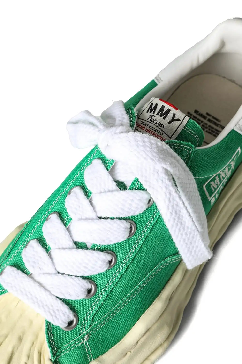 BLAKEY Original sole canvas Low-Cut sneakers Vintage like Sole Green