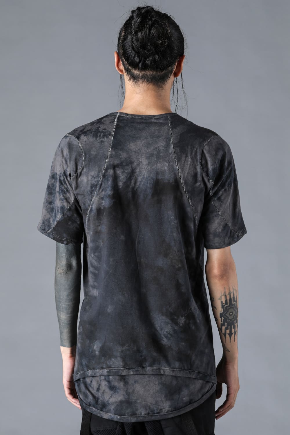 ムラ染め30/-ソフトコットンジャージーTシャツ