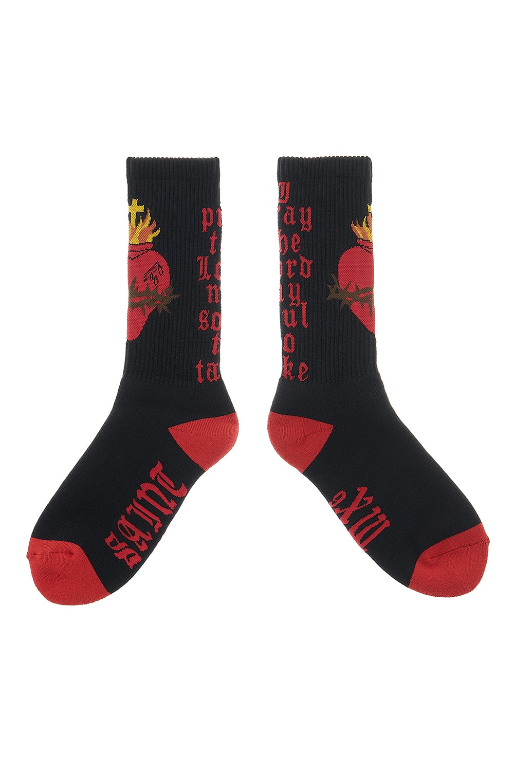 HEART Socks Black