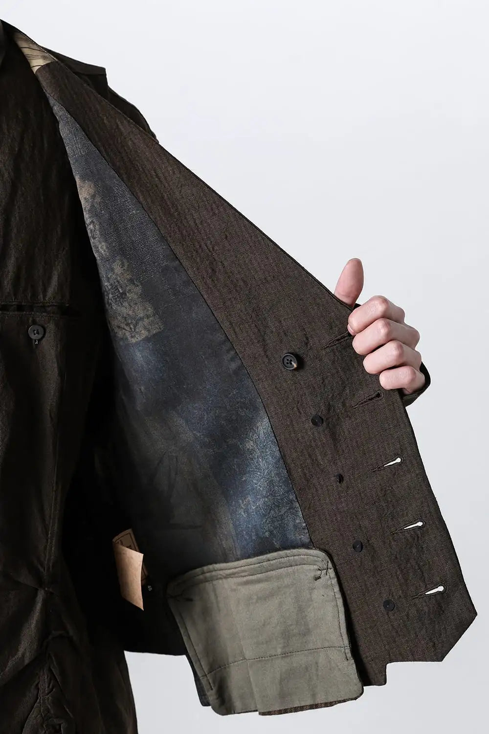 PatchWork Double Breasted Waist Coat