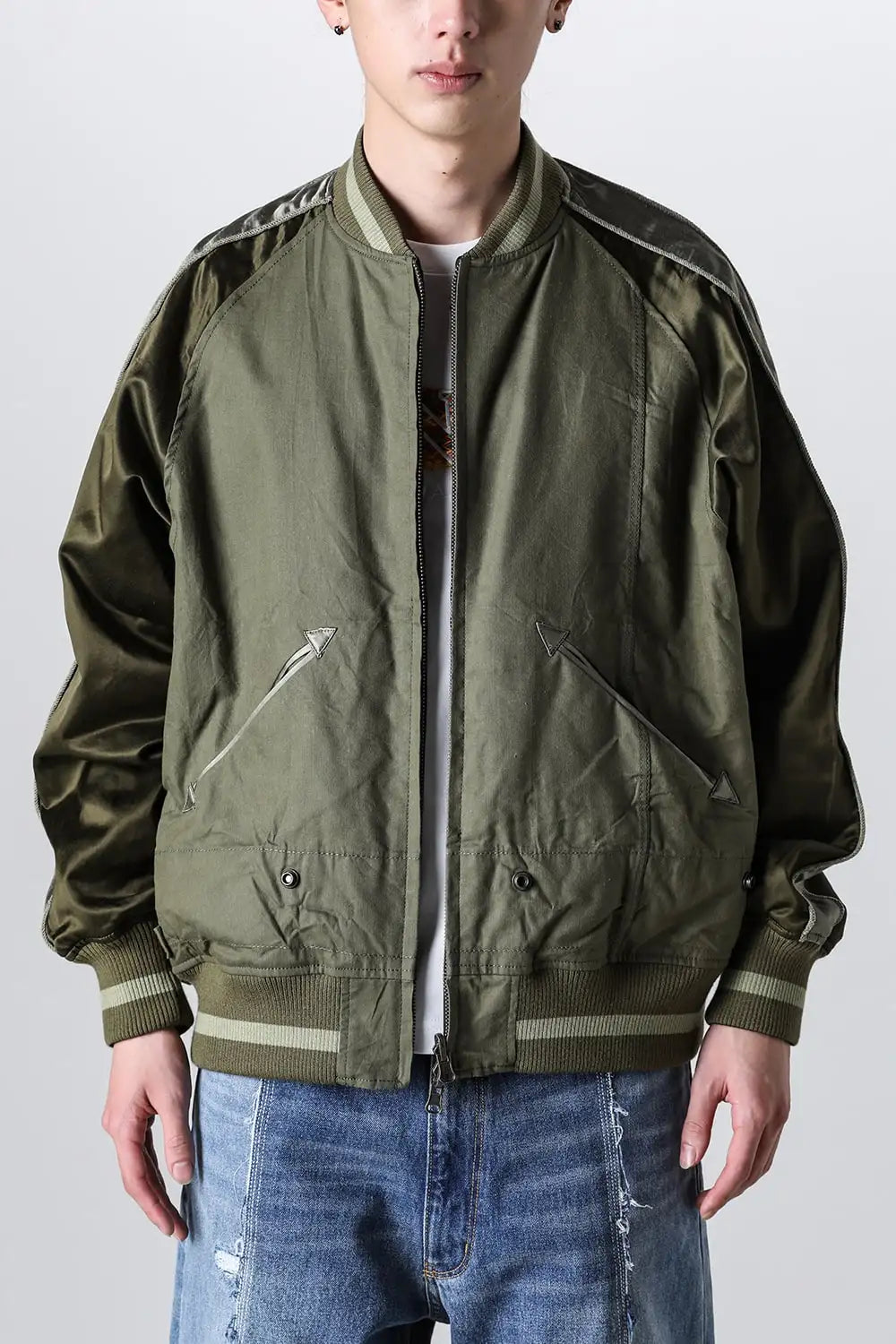 Nothing Reversible Souvenir Jacket Khaki/Black