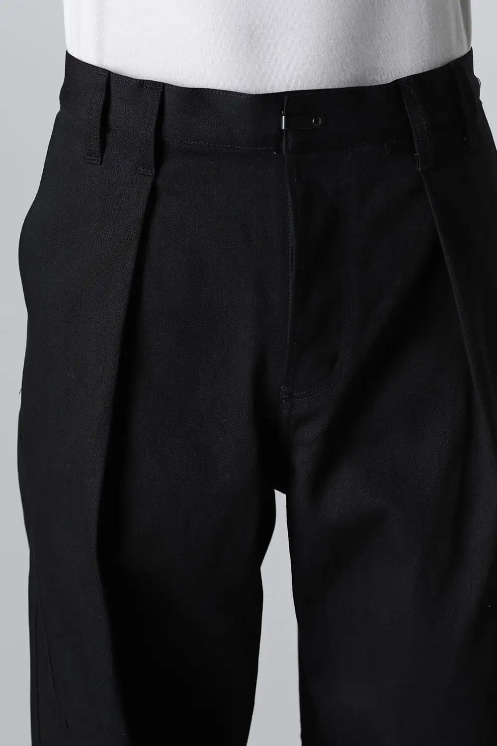 Denim Wide Pants  Black