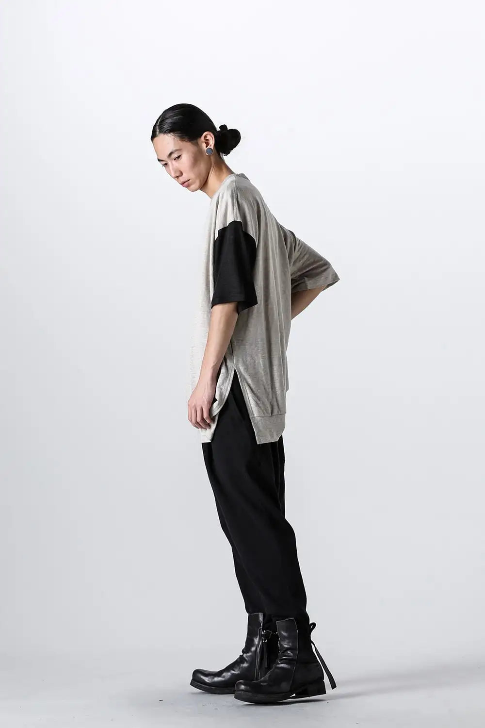 Layered Short Sleeve Reversible T-shirt