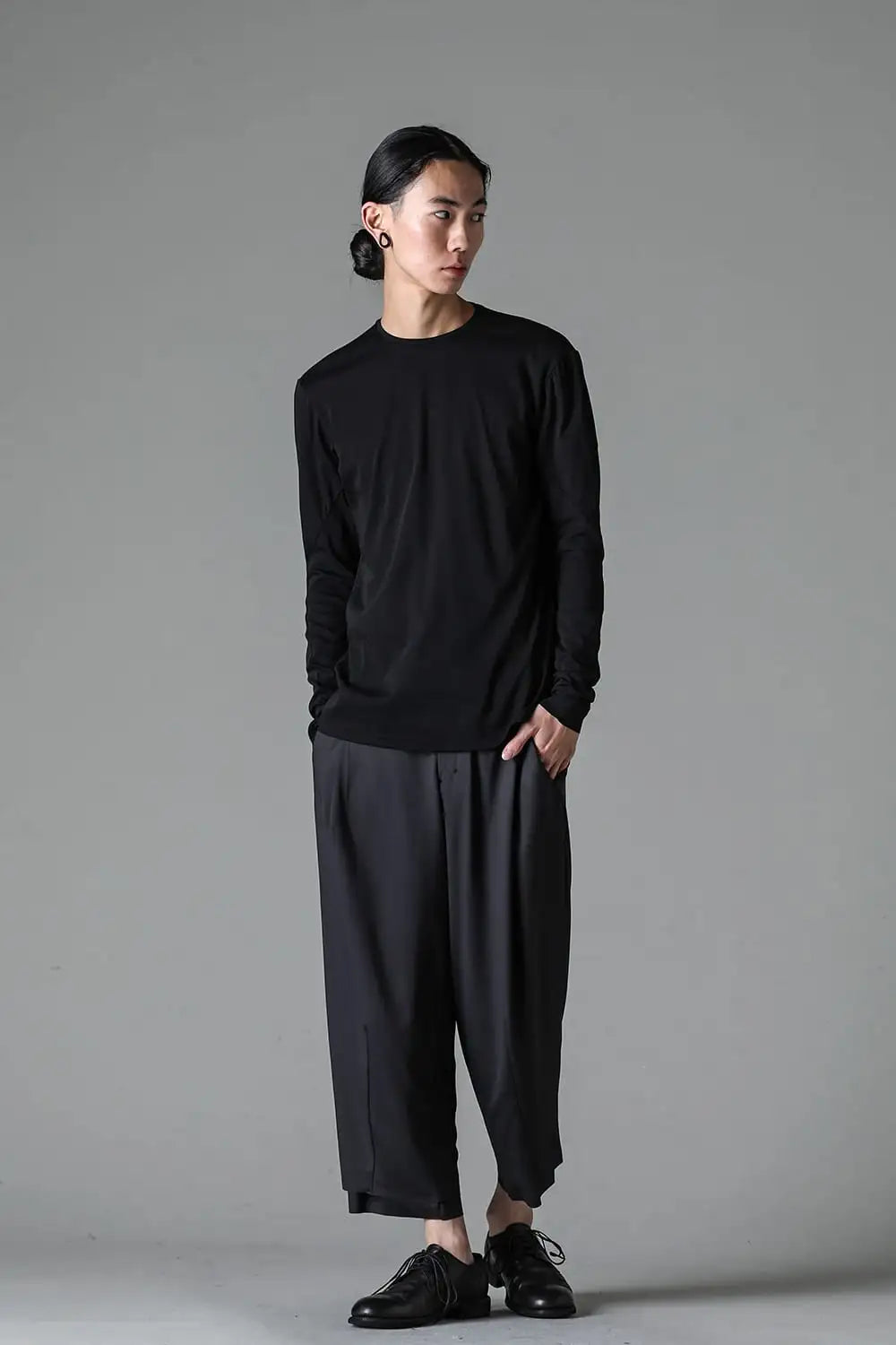 クロップドパンツ ハイブリット ヤーン ジャージー