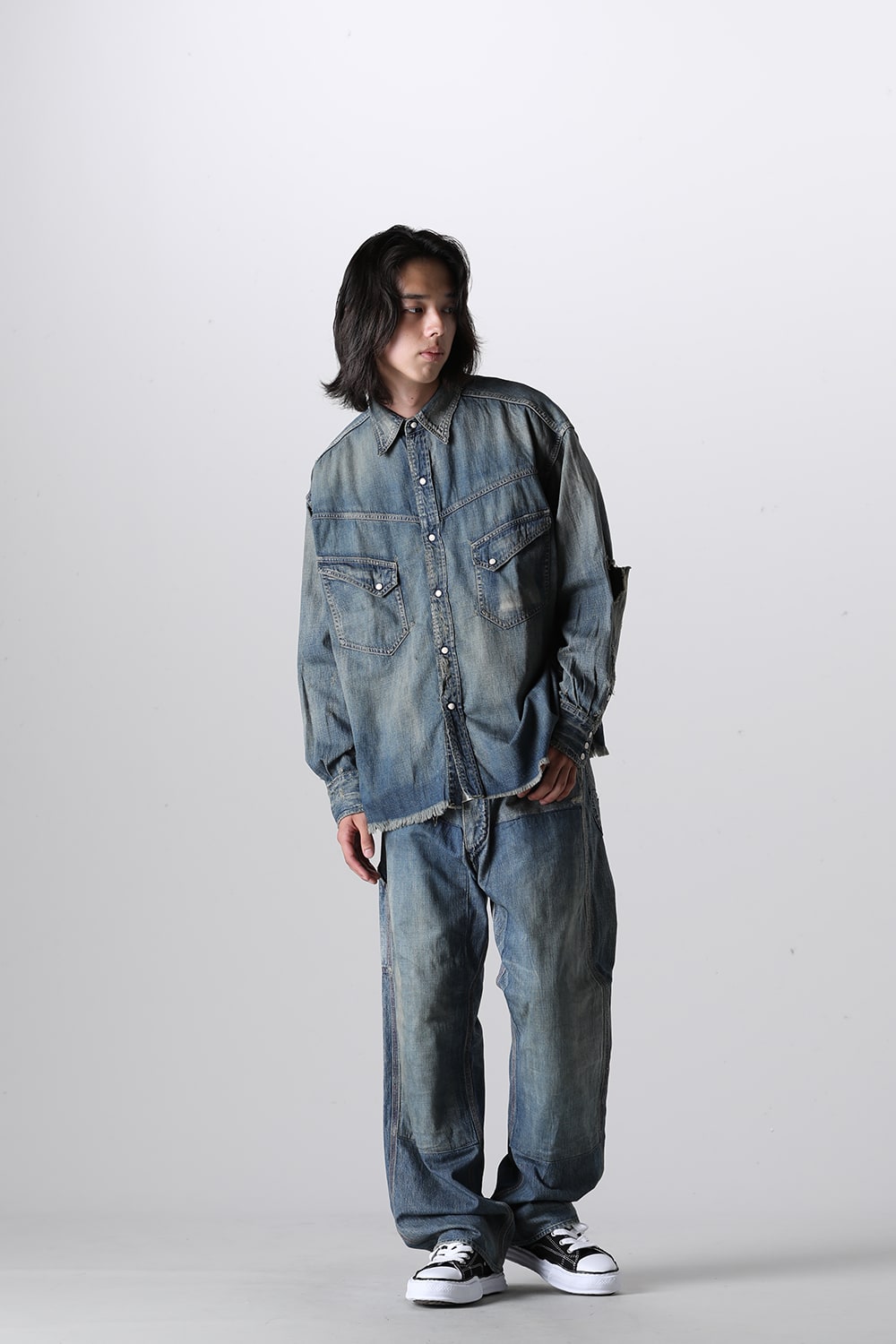 デニム ペインターパンツ