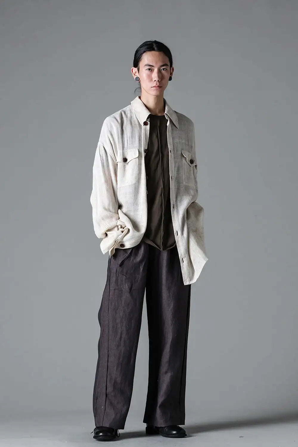 Striped Suspender Trousers