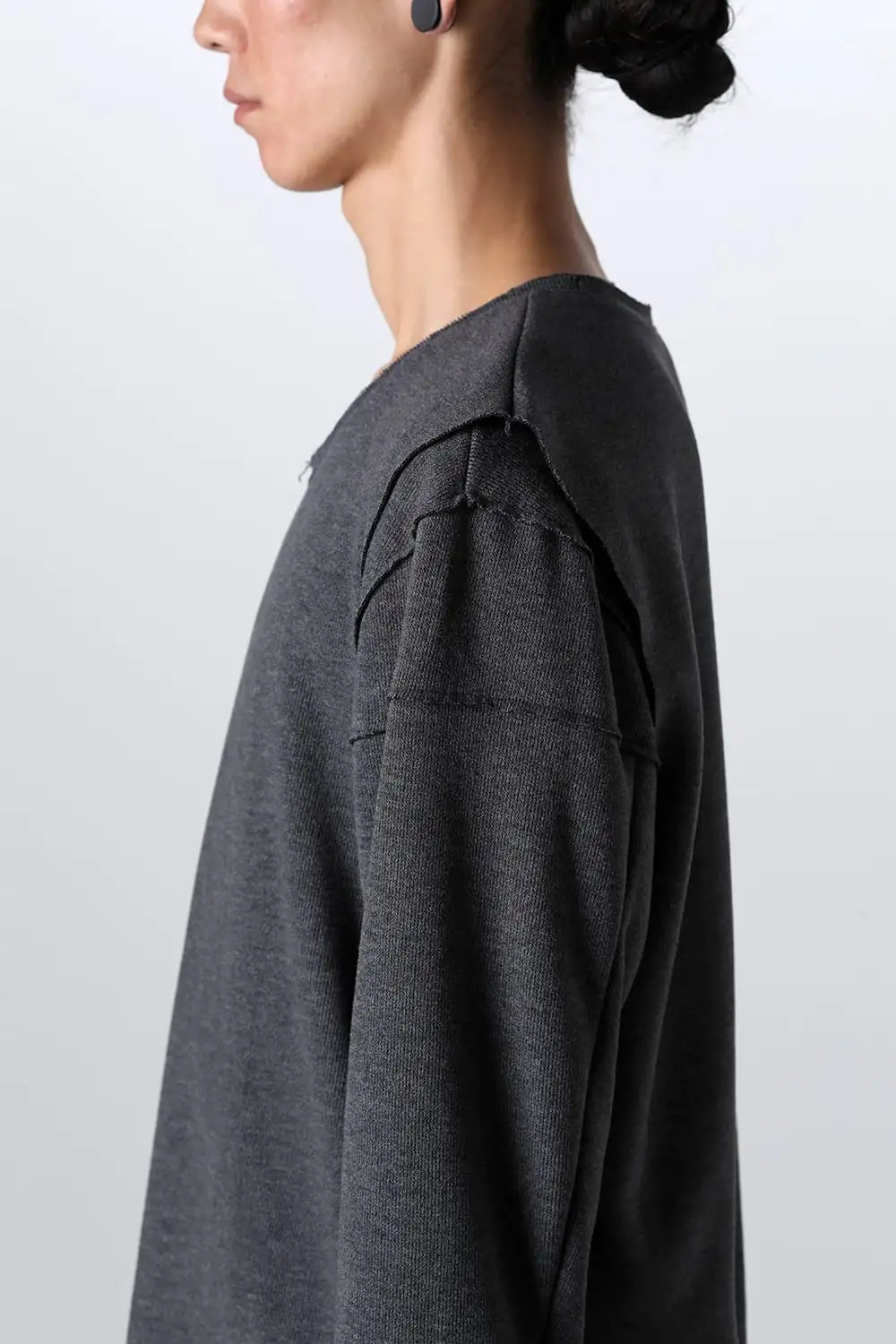 Separated Knit (Vest & 2 Shoulder L/S) D.Gray