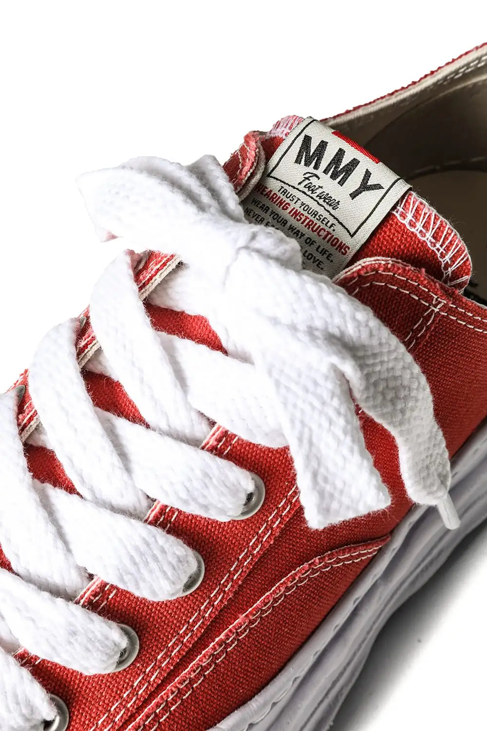 HANK Original sole Toe cap sneaker LOW canvas Orange