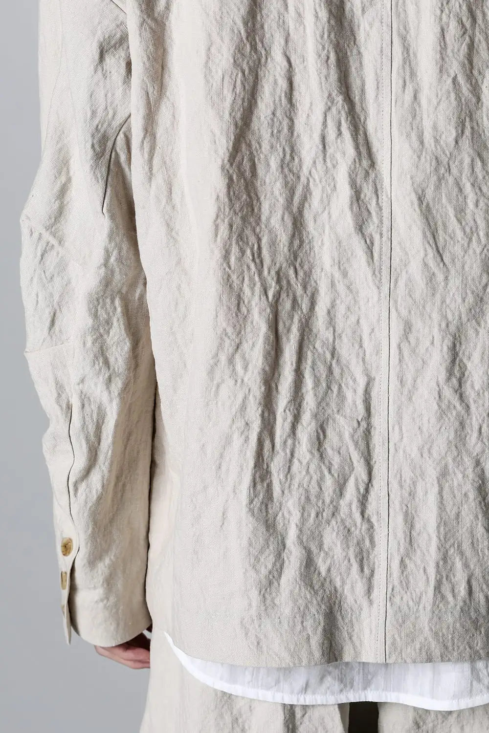 Jacket canapa / cotton metal shrink