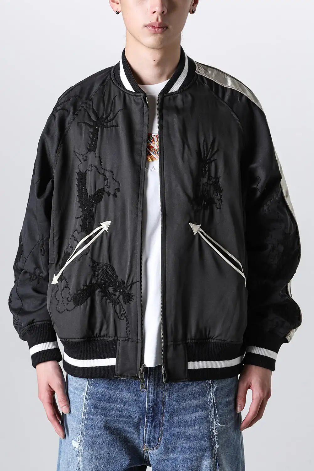 Nothing Reversible Souvenir Jacket Khaki/Black