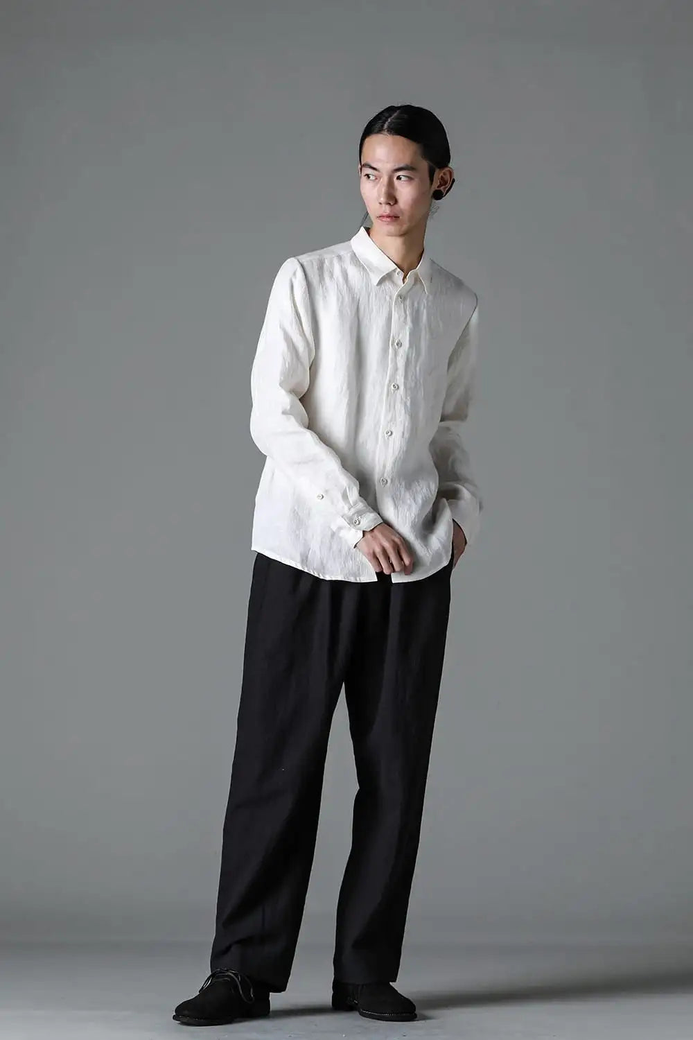 Yokeless Shirt Cadi Linen