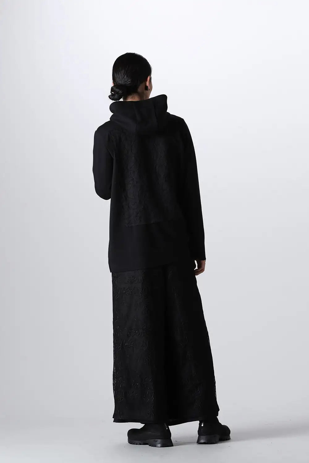 Lace Layered Wide Pants