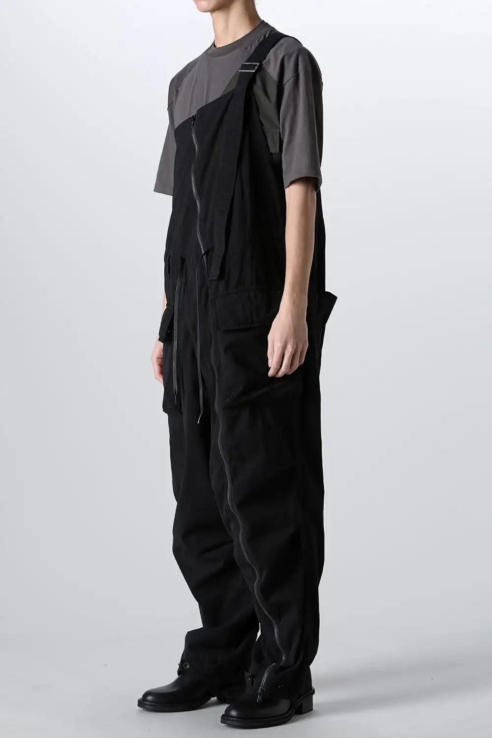 強撚ドライコットン オーバーオール