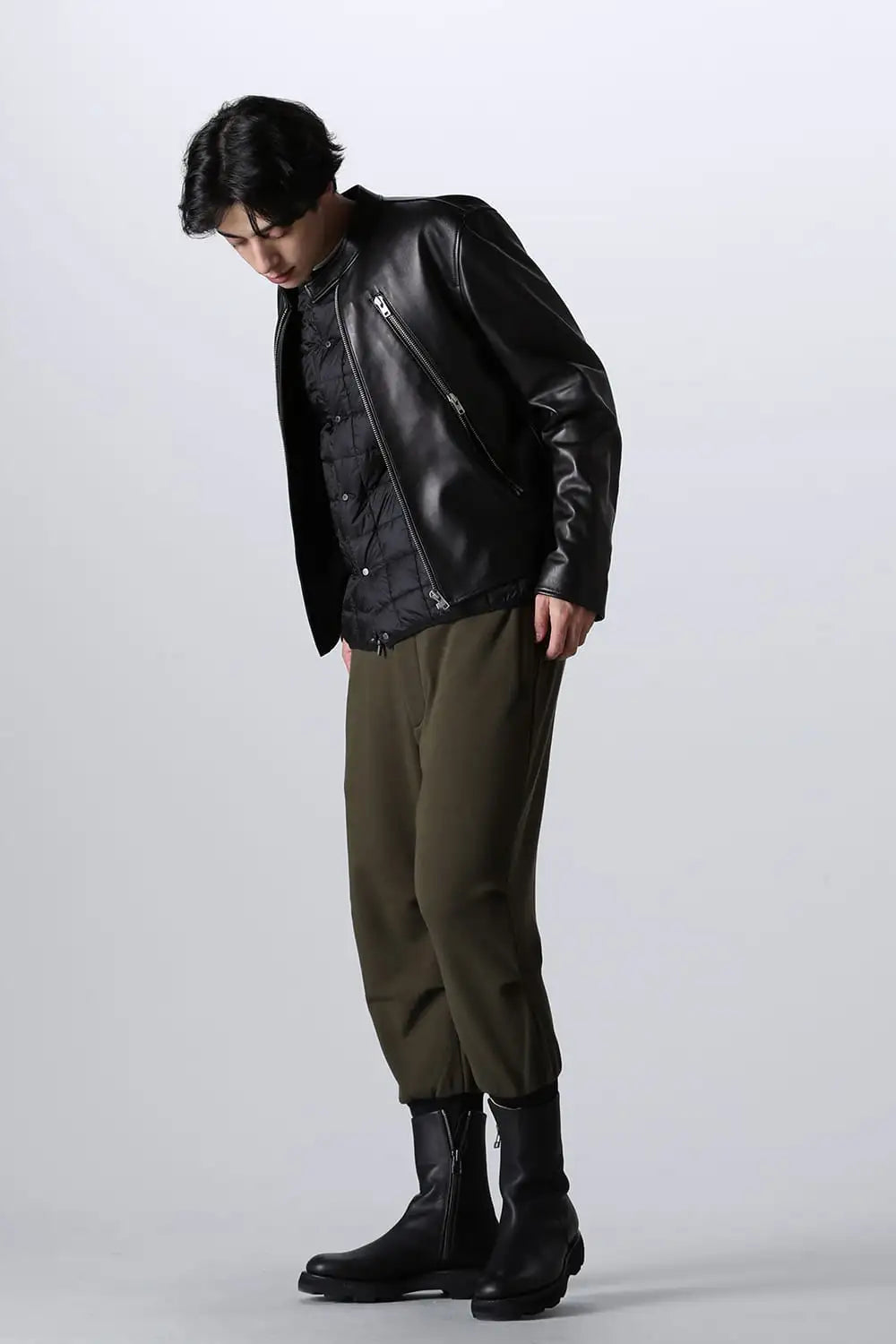 MOUNTAIN HI-SPEC CREW NECK DOWN VEST＜900FP+＞ Black