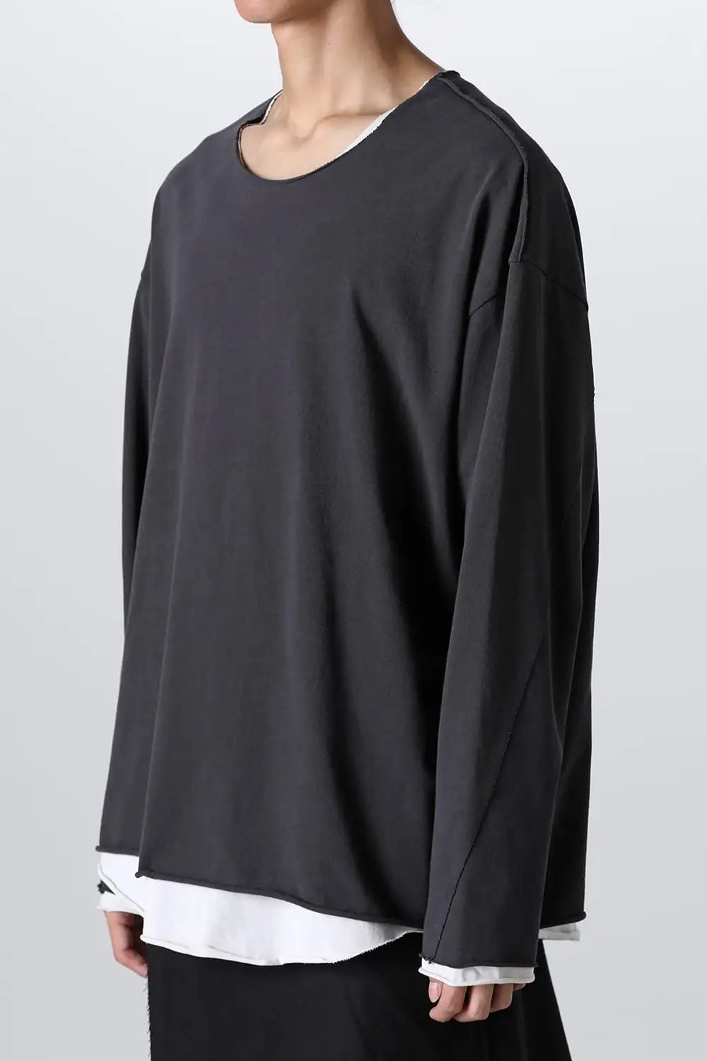 Layered Cutsew Deluxe Over D.Gray / L.Gray