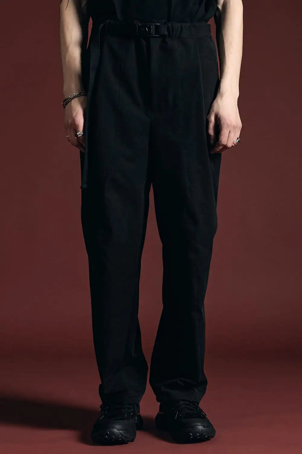 Water Repellency Wide Trousers