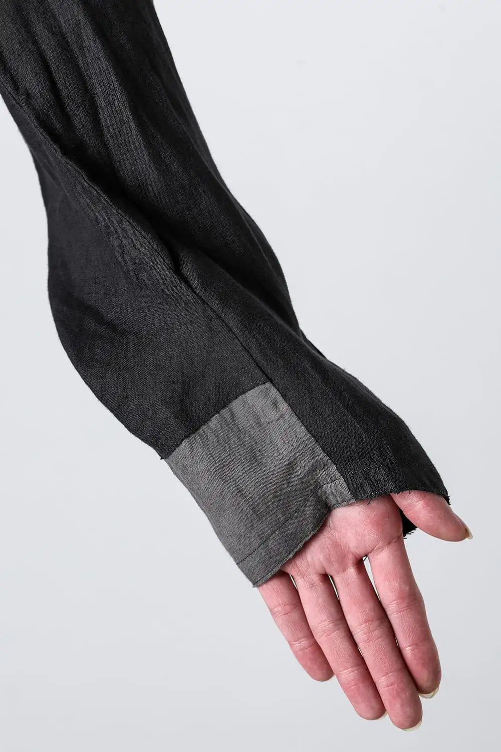 シャツ ルーズフィット ヘンプ Charcoal