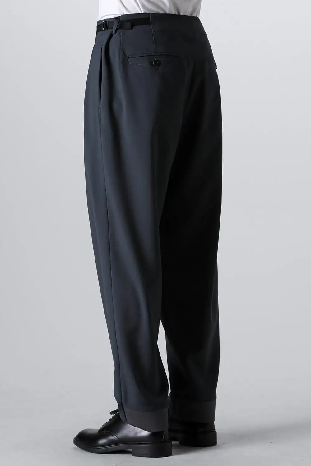 Two Tucks Tapered Trousers