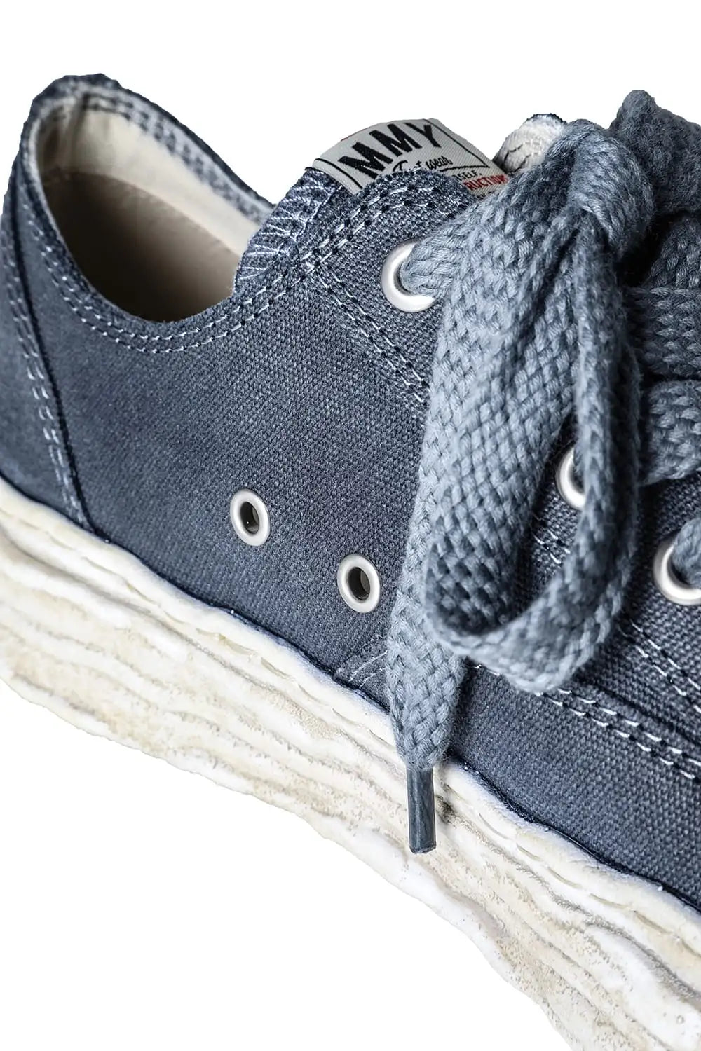 PETERSON 23 canvas garment dye Low-Top sneakers Black